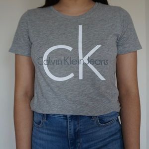 Calvin Klein Jeans Gray Tee
